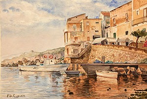 Opere ad acquerello di Enrico De Cenzo
