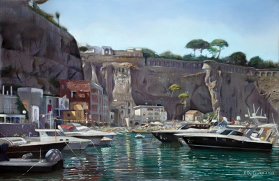 Paesaggio &mdash; opera a pastello morbido