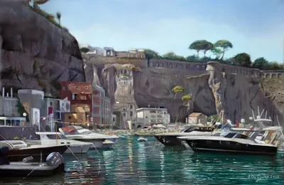 Paesaggio &mdash; opera di Enrico De Cenzo