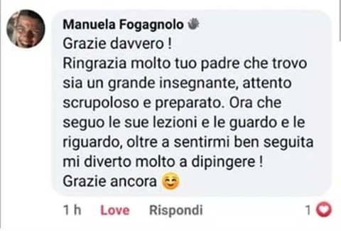 Testimonianza di Manuela, allieva del corso